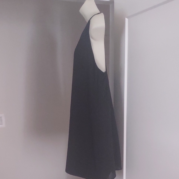 Naked Zebra Black Dress with Intricate Back Details - Size LARGE - Picture 3 of 6